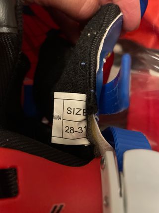 Patines Spiderman para niño con casco y proteccion