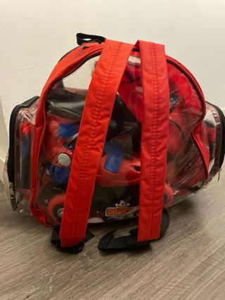 Patines Spiderman para niño con casco y proteccion