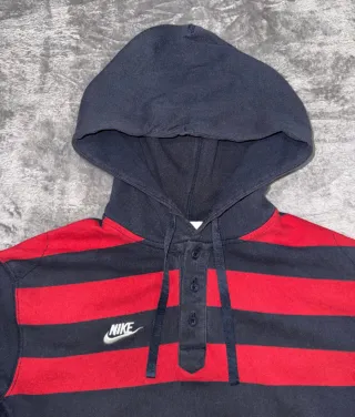 Sudadera Hoddie Classic Retro Y2K NIKE azul/roja L
