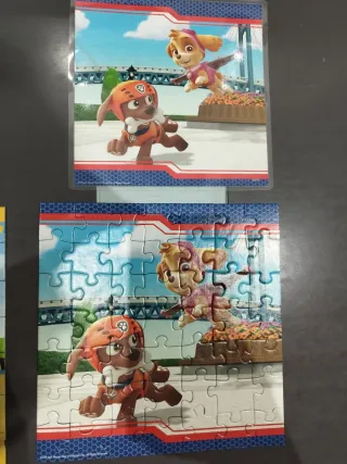 Lote 3 Puzzles Patrulla Canina 49 piezas c/u