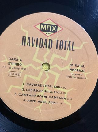 Vinilo Navidad Total
