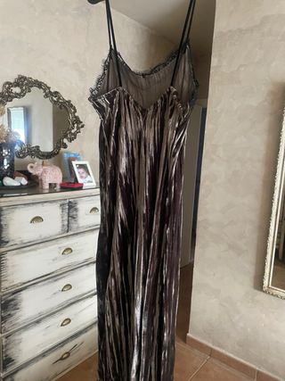 Vestido lencero largo sin usar
