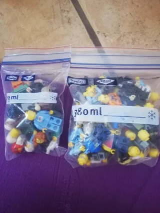 GRAN LOTE LEGO: Piezas, figuras y manuales