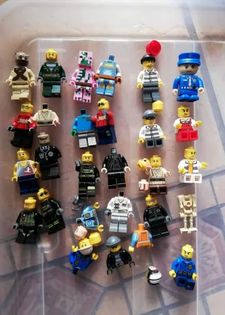 GRAN LOTE LEGO: Piezas, figuras y manuales