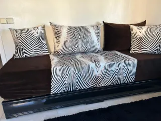 Sofá modular madera tapicería nueva