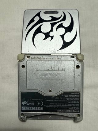 Nintendo Game Boy Advance SP Plata tribal