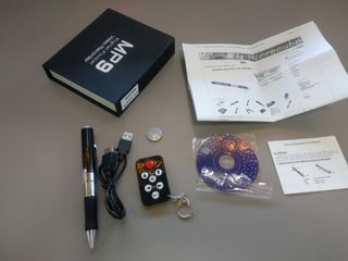 Bolígrafo espía MP9, Grabadora, USB, Antena