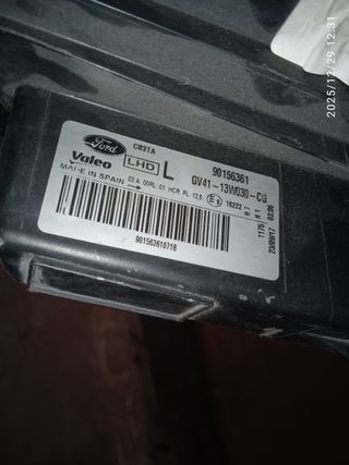 Faro Izquierdo Ford Kuga ST Line MK II 2017