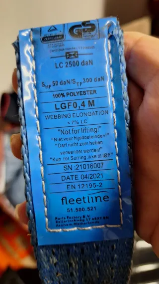 Cinghie a cricchetto blu