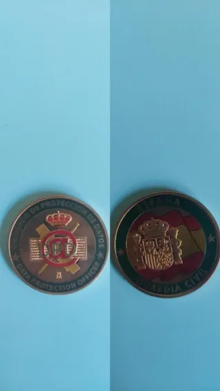 Moneda Guardia Civil España Data Protection