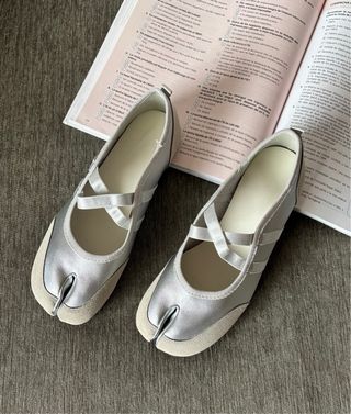 Bailarinas grises talla 40