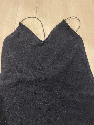 Vestido fiesta negro talla S