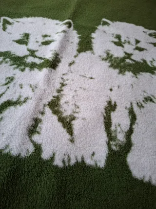 Manta de forro polar con gatitos