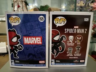 Funko Pop Marvel Spider-Man 2 (1029) y Spider-Man