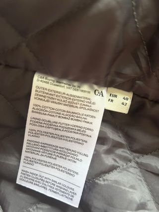 Parka premamá y porteo C&A T.40 Gris