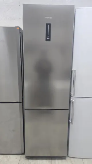 Nevera Bosch Combi No Frost Plateada