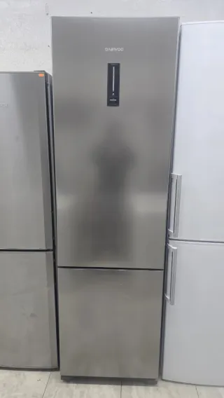 Nevera Bosch Combi No Frost Plateada