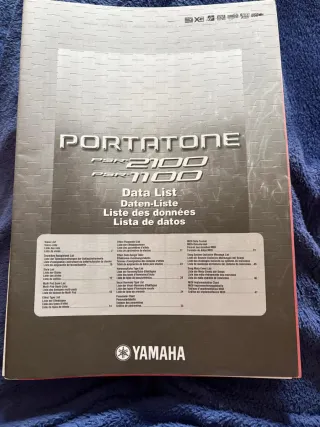 Piano Teclado Yamaha PSR 1100