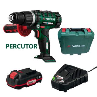 TALADRO PERCUTOR CON BATERÍA Y GARGADOR (NUEVO)