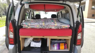Colchón a medida furgoneta Peugeot Partner Tepee