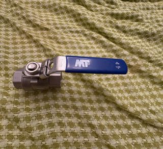 Válvula MT 3 piezas inox 1/2 + Válvula 2 piezas 1/