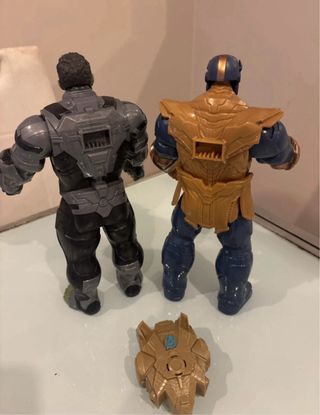 Figuras Marvel (Falcon, Spiderman, Pantera Negra,