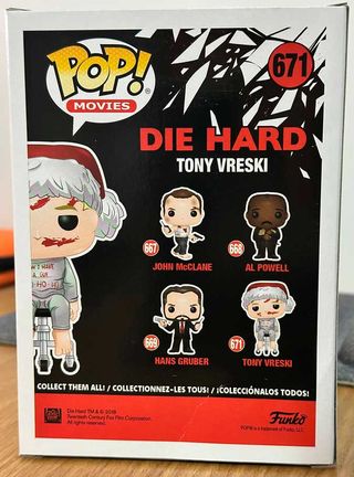 Funko Pop Tony Vreski Die Hard 671
