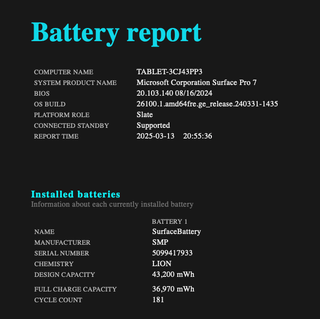 Microsoft Surface Pro 7 (256GB, 8GB RAM, i5, Win11