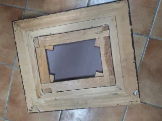 Cuadro antiguo Apalis firmado