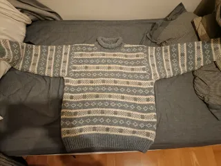 Jersey Devold cuello alto estampado