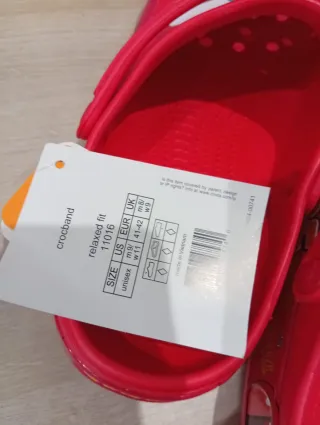 Crocs Rayo McQueen Talla 41-42