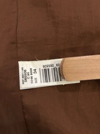 Falda Mango Piel Vintage Talla 34