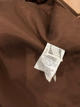 Falda Mango Piel Vintage Talla 34