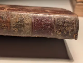 Libro antiguo Breviarium 1767 Grabados Capitulares