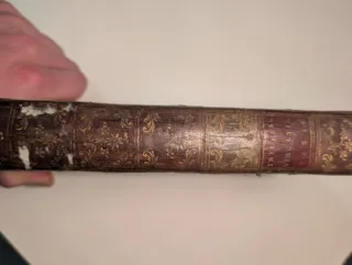 Libro antiguo Breviarium 1767 Grabados Capitulares