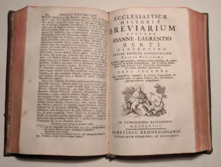 Libro antiguo Breviarium 1767 Grabados Capitulares