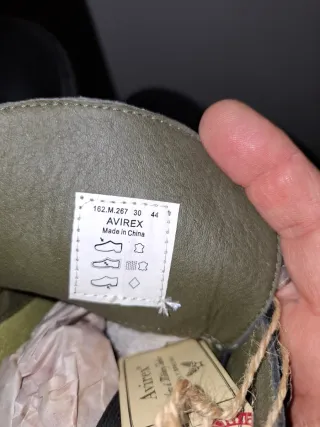 Scarpe Avirex uomo nere