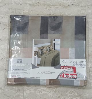 Completo letto matrimoniale 4 federe