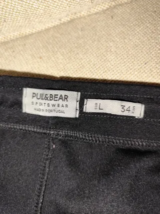 Pantalón Chándal Nike Azul Talla M y pull&bear L.