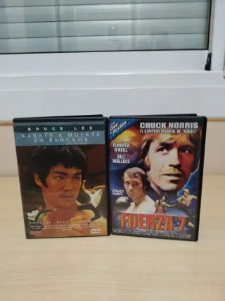 Dúo DVD Bruce Lee y Chuck Norris Acción