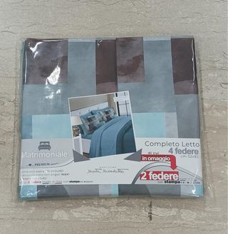 Completo letto matrimoniale 4 federe