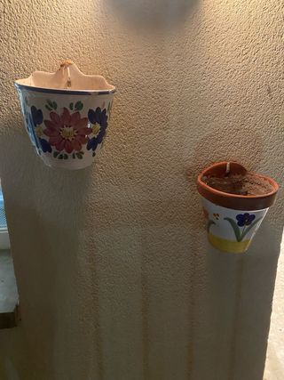 Macetas de Pared Cerámica Decoradas
