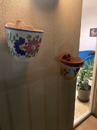 Macetas de Pared Cerámica Decoradas