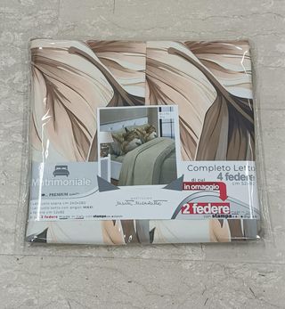 Completo letto matrimoniale 4 federe