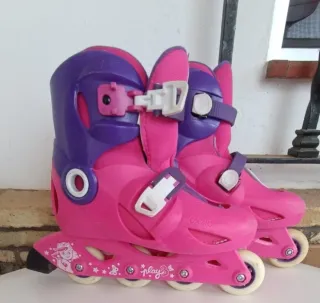 Patines infantiles rosas y morados Oxelo