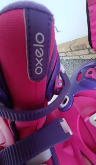 Patines infantiles rosas y morados Oxelo
