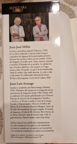 La vida contada por un sapiens a un neandertal ...