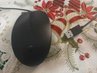 Mouse HP nero con filo USB