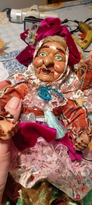 Set 14 Befane Strega Grande e Piccola