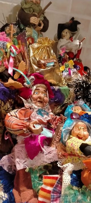 Set 14 Befane Strega Grande e Piccola